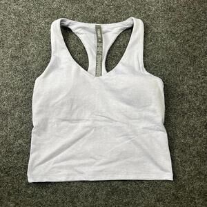 VUORI Halo Performance Crop Tank 2.0 Women's Size XS Lavender Mist